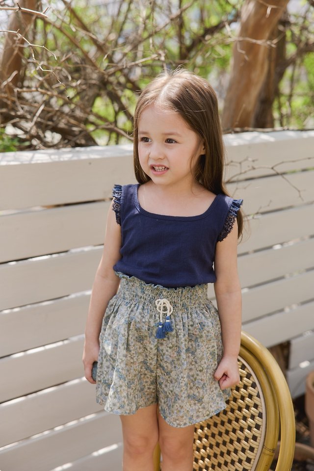Mon Atelier - Korean Children Fashion - #childofig - Eyelet Sleeveless Top - 11