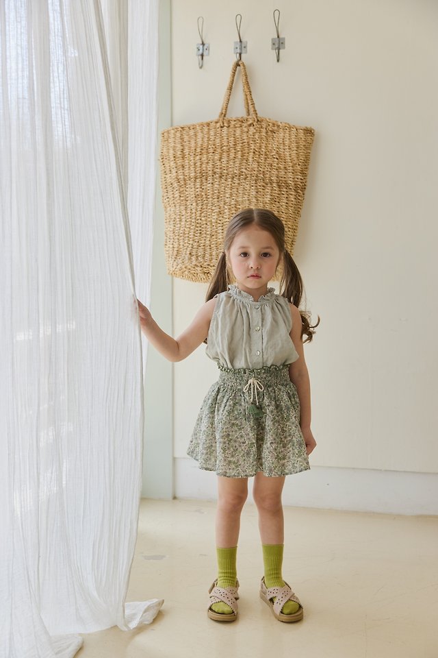 Mon Atelier - Korean Children Fashion - #childofig - Frill Neck Blouse - 9