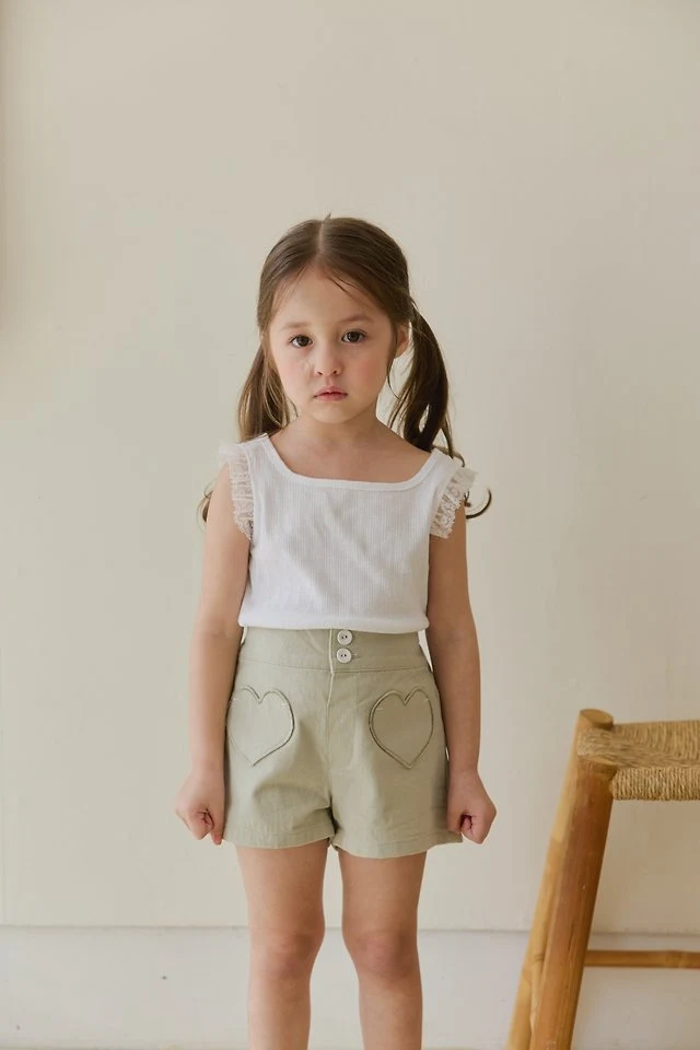 Mon Atelier - Korean Children Fashion - #childrensboutique - Heart Shorts - 3