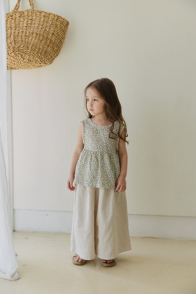 Mon Atelier - Korean Children Fashion - #designkidswear - Cross Sleeveless Blouse - 10
