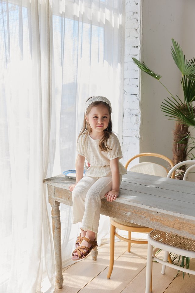 Mon Atelier - Korean Children Fashion - #designkidswear - Creme Setup - 3
