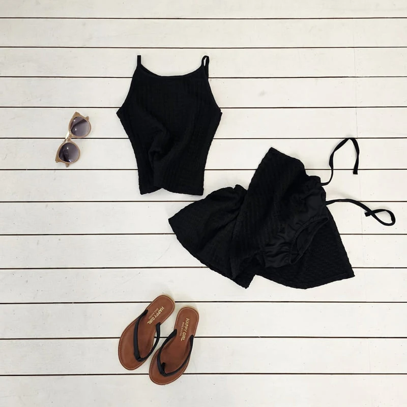 Mon Atelier - Korean Children Fashion - #designkidswear - Wrap Swimwear - 2