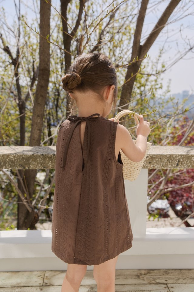 Mon Atelier - Korean Children Fashion - #discoveringself - Lace Pocket One-piece - 9