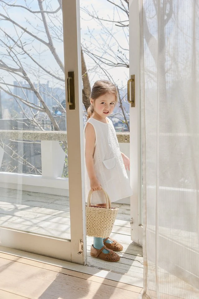 Mon Atelier - Korean Children Fashion - #fashionkids - Lace Pocket One-piece - 10