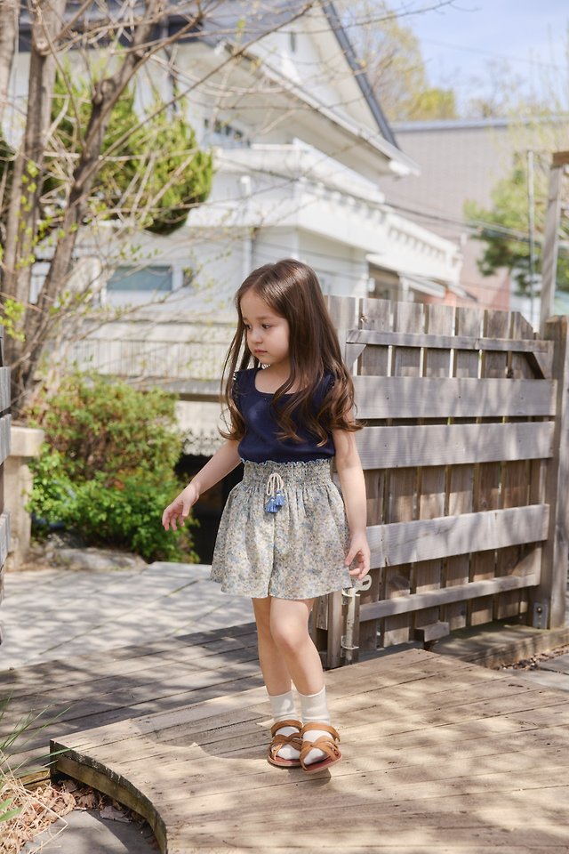 Mon Atelier - Korean Children Fashion - #kidsstore - Smocking Tassel Pants - 9