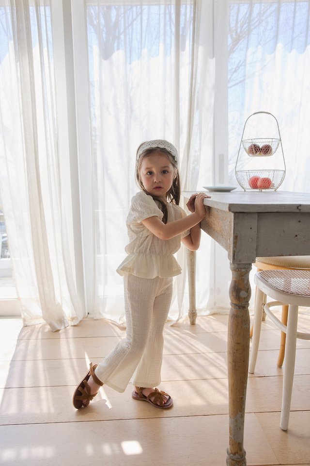 Mon Atelier - Korean Children Fashion - #kidsstore - Creme Setup - 7