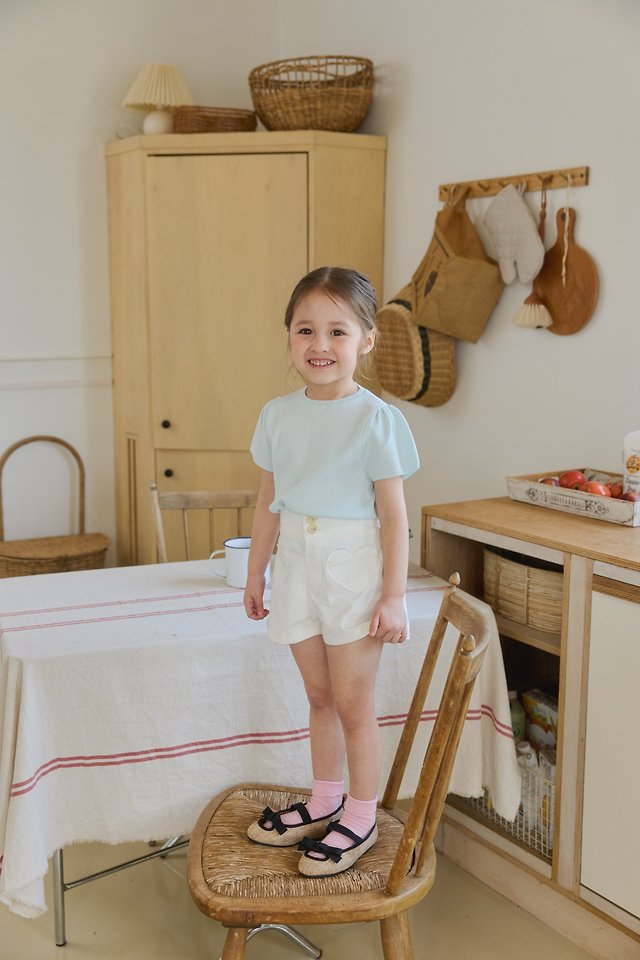 Mon Atelier - Korean Children Fashion - #kidzfashiontrend - Heart Shorts - 9