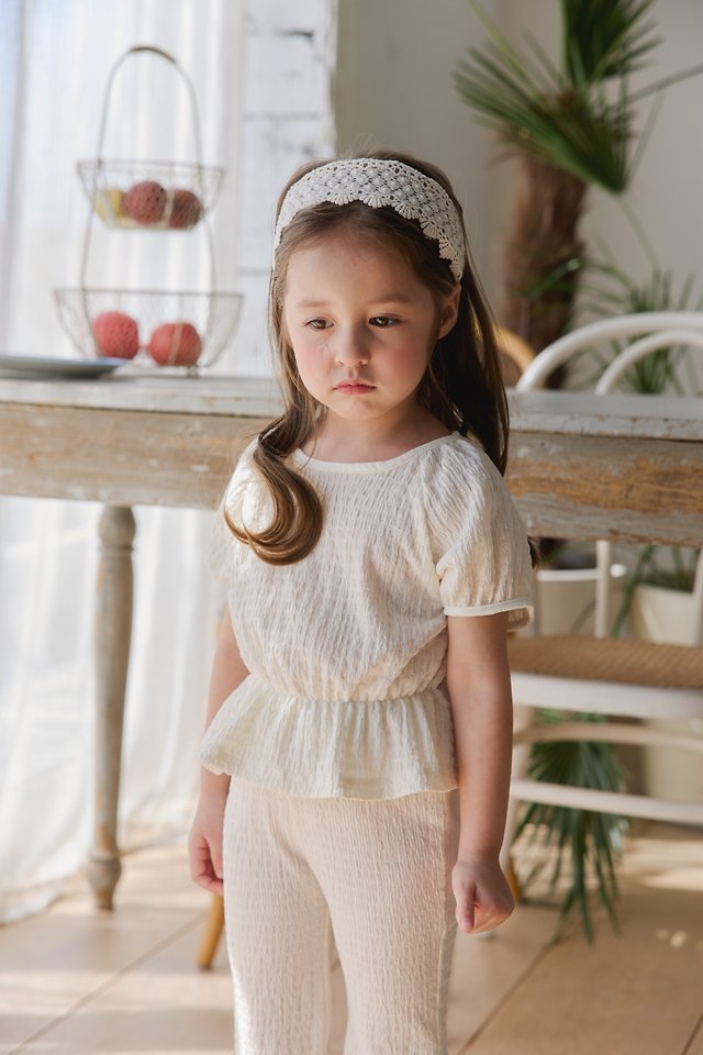 Mon Atelier - Korean Children Fashion - #kidzfashiontrend - Creme Setup - 8