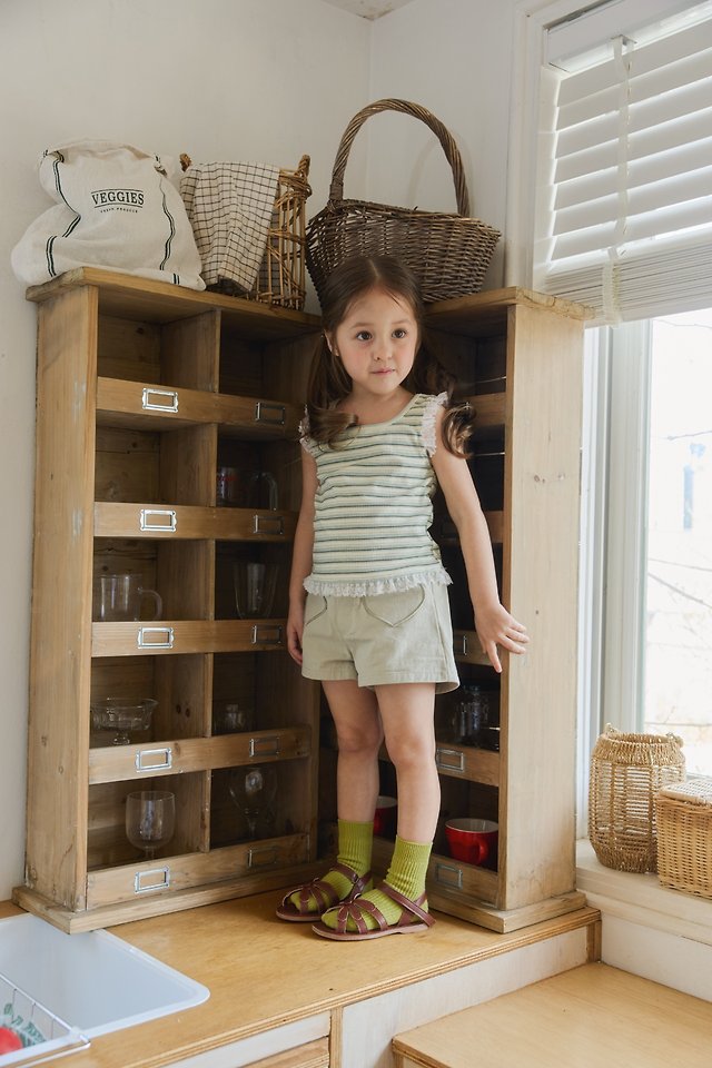 Mon Atelier - Korean Children Fashion - #littlefashionista - Stripe Sleeveless Top - 6