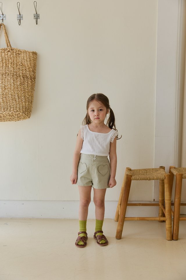 Mon Atelier - Korean Children Fashion - #magicofchildhood - Eyelet Sleeveless Top - 8