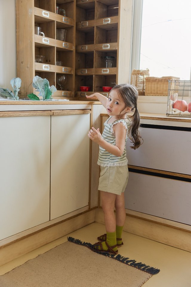 Mon Atelier - Korean Children Fashion - #minifashionista - Stripe Sleeveless Top - 8
