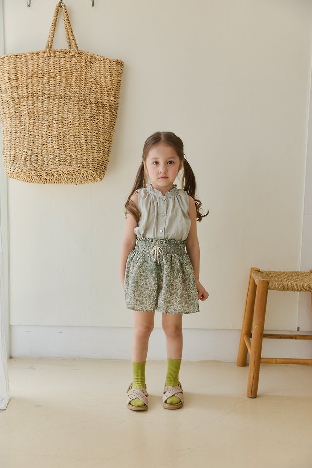 Mon Atelier - Korean Children Fashion - #minifashionista - Frill Neck Blouse - 6