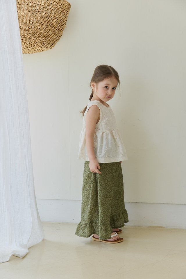 Mon Atelier - Korean Children Fashion - #minifashionista - Cross Sleeveless Blouse - 5