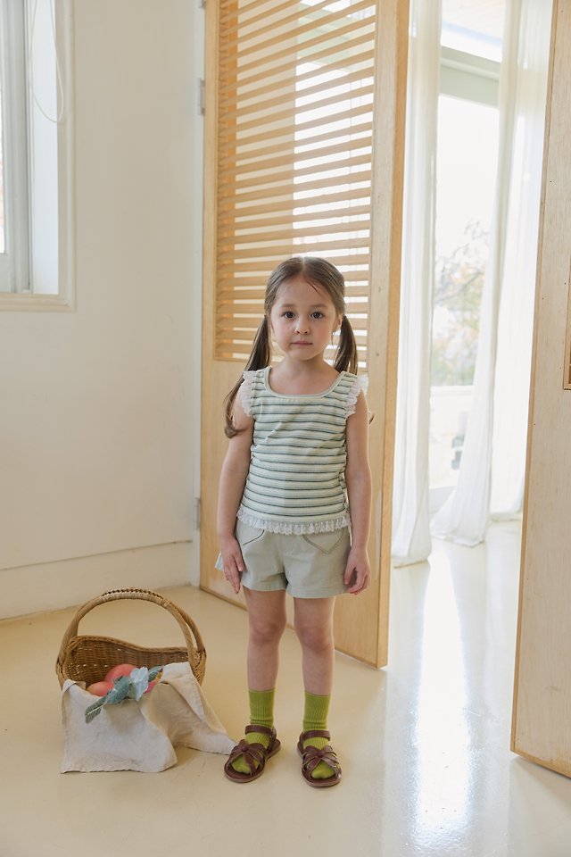 Mon Atelier - Korean Children Fashion - #prettylittlegirls - Stripe Sleeveless Top - 9
