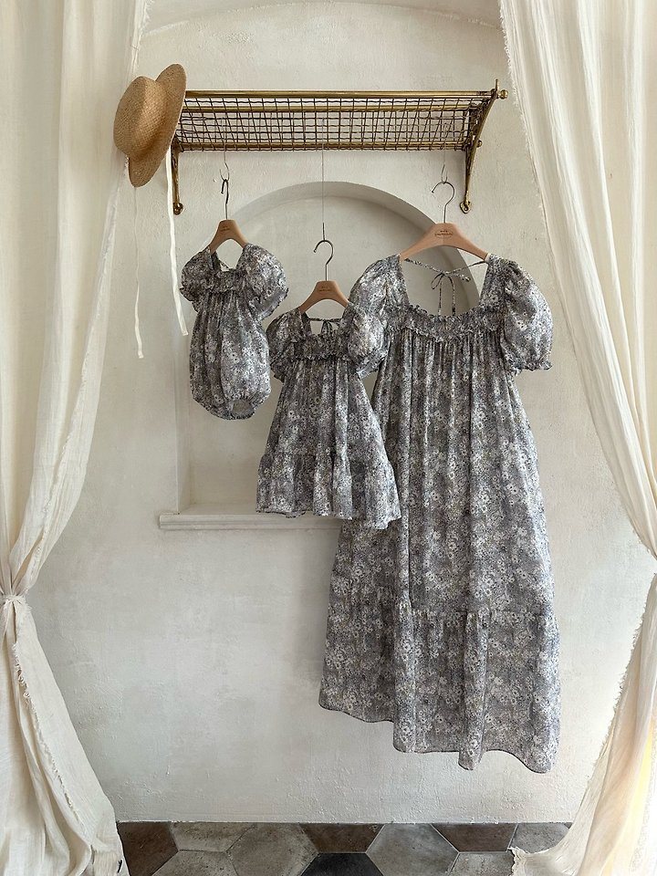 Monbebe - Korean Baby Fashion - #babyboutiqueclothing - Hazy Flower Suit - 5