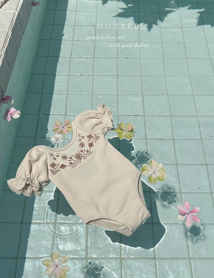Monbebe - Korean Baby Fashion - #babyboutiqueclothing - Daisy Swimsuit - 10