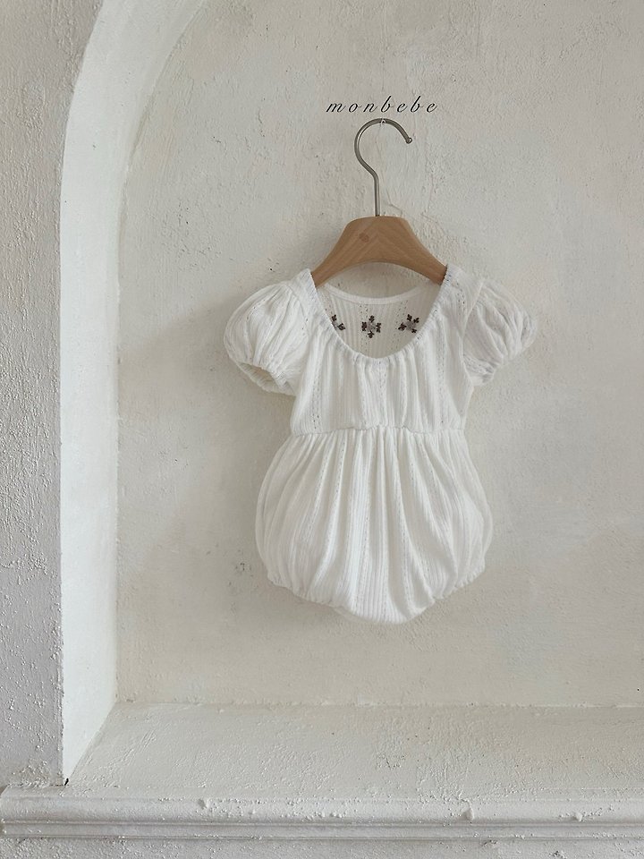 Monbebe - Korean Baby Fashion - #babyfashion - Leah Embroidery Suit - 5