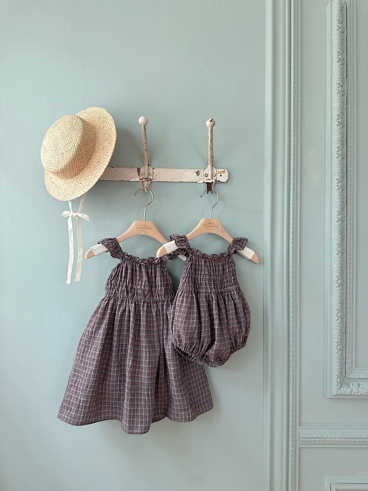 Monbebe - Korean Baby Fashion - #babyfever - Maple Check Suit - 11