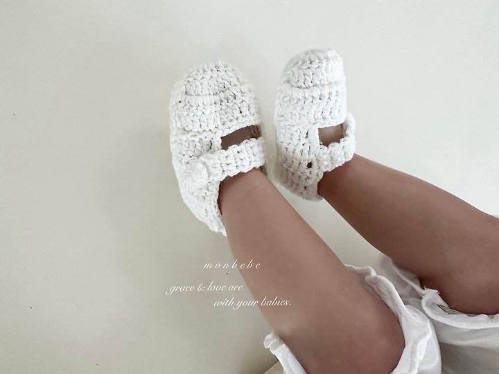 Monbebe - Korean Baby Fashion - #babygirlfashion - Bebe Mary Jane (Handmade) - 6