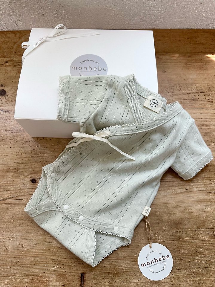 Monbebe - Korean Baby Fashion - #babygirlfashion - Mong Wrap Suit - 5