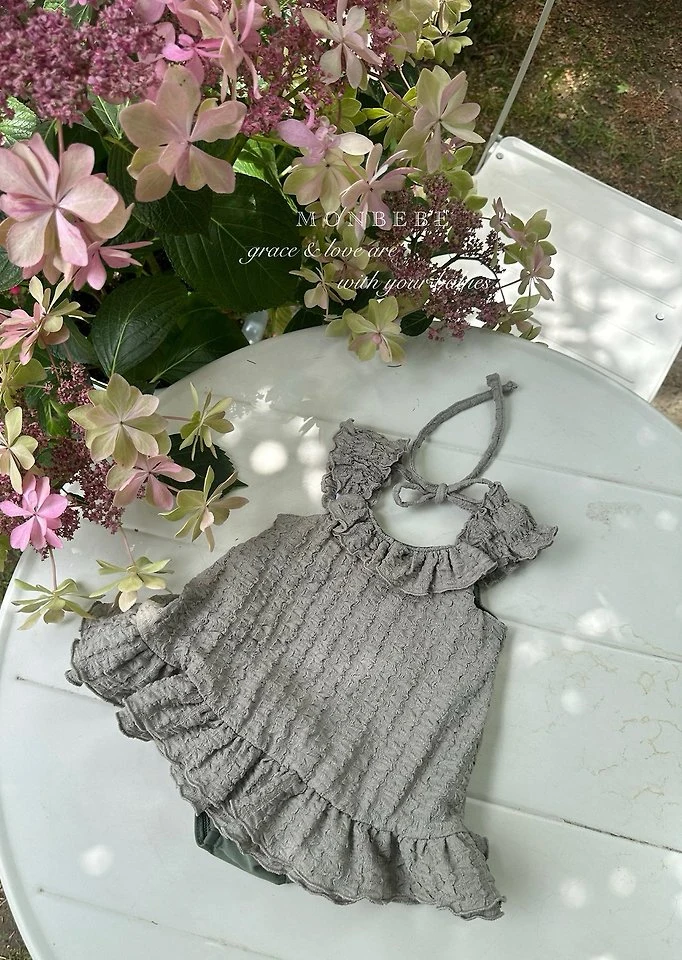Monbebe - Korean Baby Fashion - #babygirlfashion - Rosaline Swimsuit - 3
