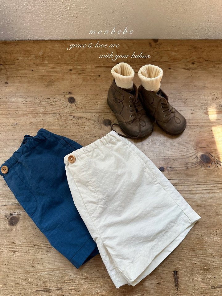 Monbebe - Korean Baby Fashion - #babyootd - Batik Cotton Shorts - 5
