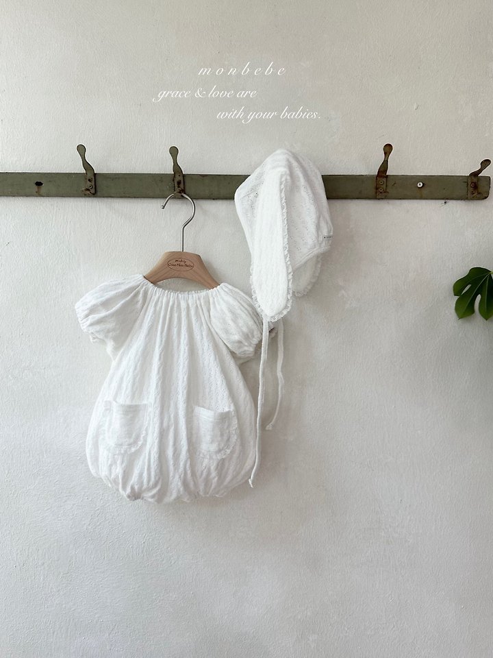 Monbebe - Korean Baby Fashion - #babyootd - Knit Balloon Suit - 6