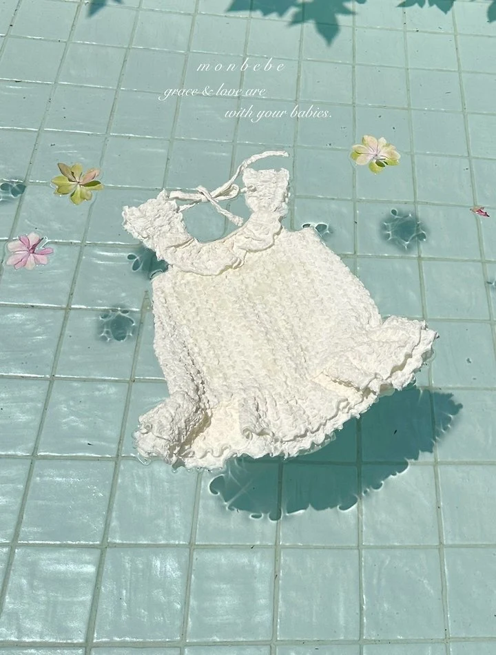 Monbebe - Korean Baby Fashion - #babyootd - Rosaline Swimsuit - 6