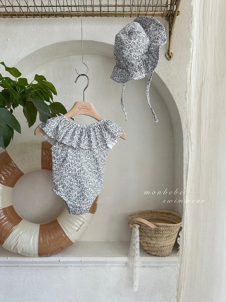 Monbebe - Korean Baby Fashion - #babyootd - 26 Loro Swimsuit (with Hat) - 3
