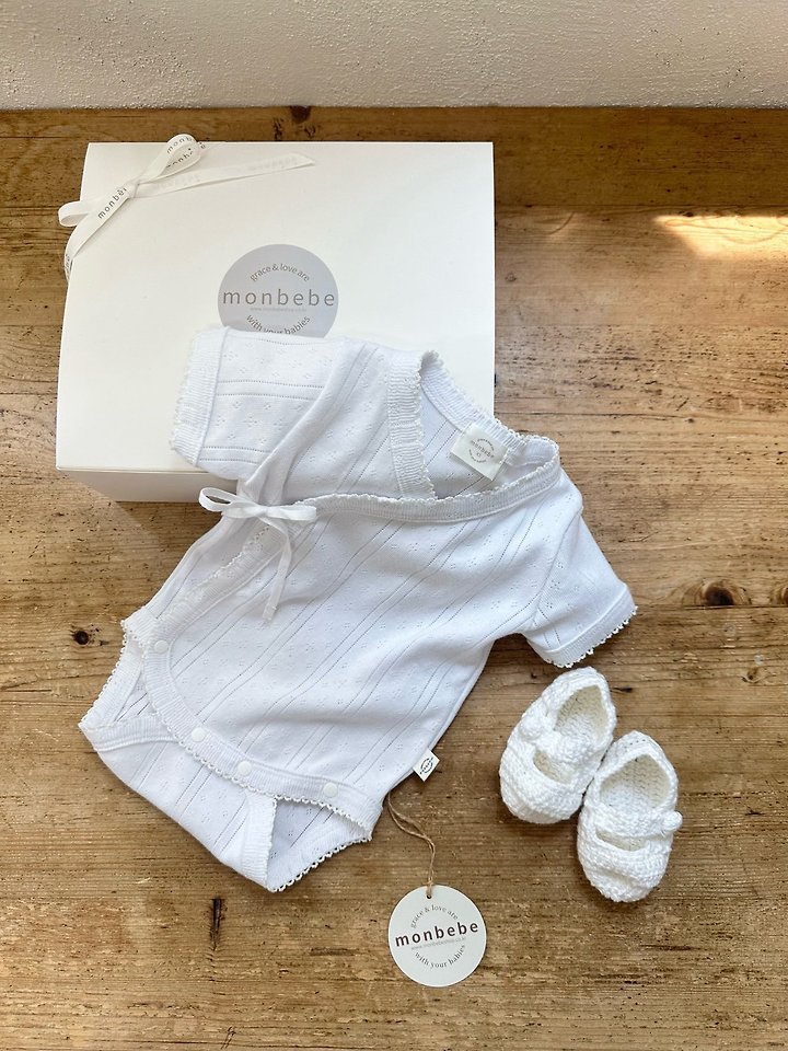 Monbebe - Korean Baby Fashion - #babyoutfit - Mong Wrap Suit - 10