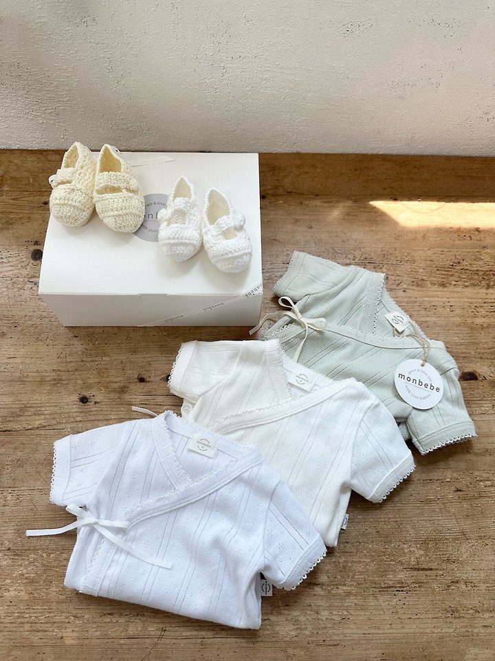 Monbebe - Korean Baby Fashion - #babyoutfit - Mong Wrap Suit - 9
