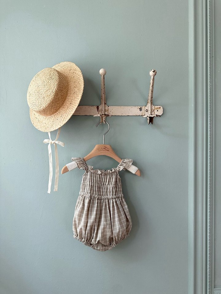 Monbebe - Korean Baby Fashion - #babyoutfit - Maple Check Suit