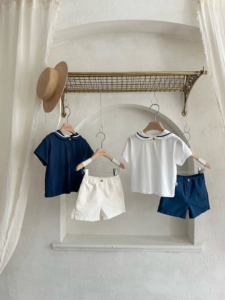 Monbebe - Korean Baby Fashion - #babyoutfit - 26 Cruise Tee - 7