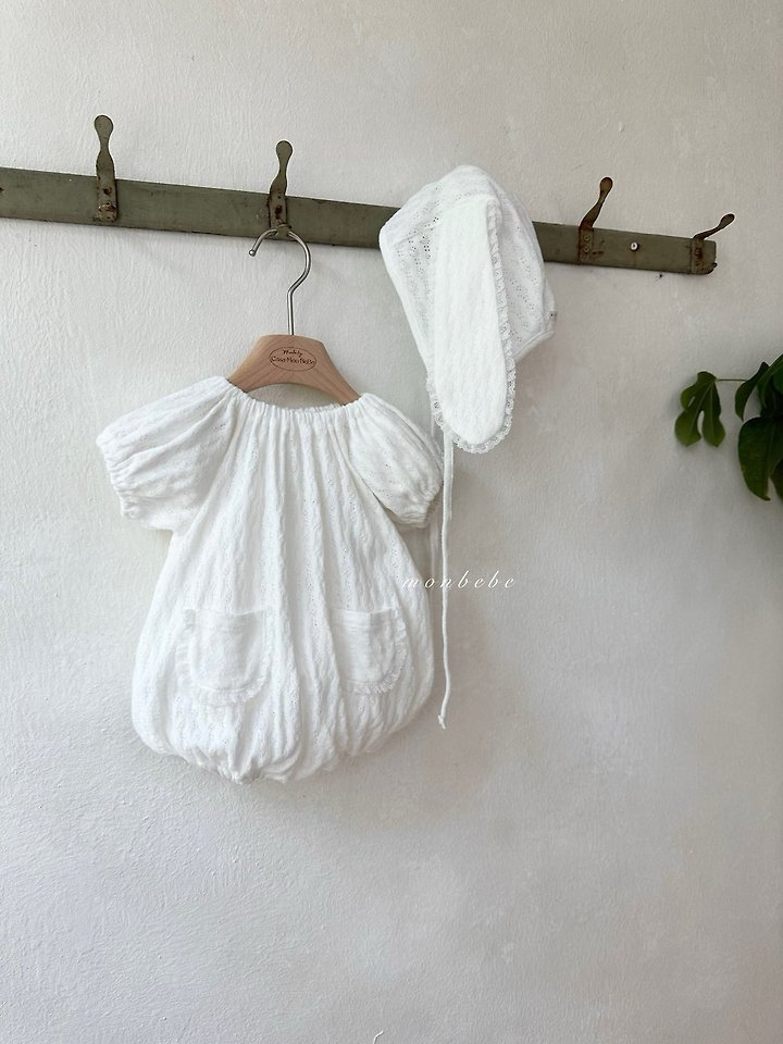 Monbebe - Korean Baby Fashion - #babyoutfit - Knit Bunny Bonnet - 9