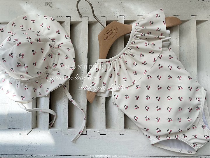 Monbebe - Korean Baby Fashion - #babywear - 26 Loro Swimsuit (with Hat) - 6