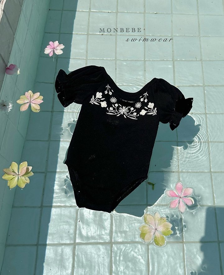 Monbebe - Korean Baby Fashion - #babywear - Daisy Swimsuit - 5