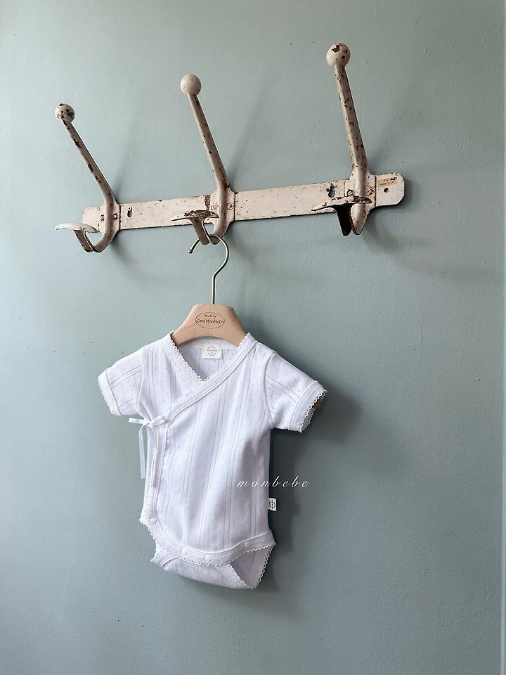 Monbebe - Korean Baby Fashion - #onlinebabyboutique - Mong Wrap Suit - 12