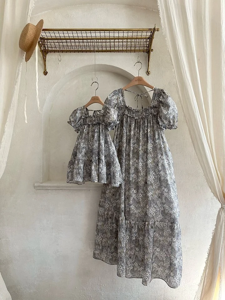 Monbebe - Korean Baby Fashion - #onlinebabyboutique - Hazy Flower One-piece - 2