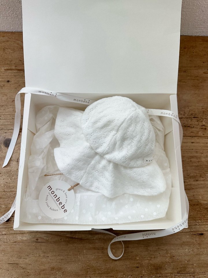 Monbebe - Korean Baby Fashion - #onlinebabyshop - Rosé Knit Hat - 3