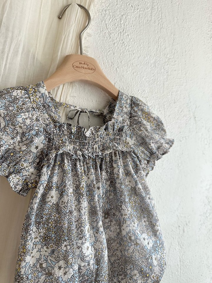 Monbebe - Korean Baby Fashion - #onlinebabyshop - Hazy Flower Suit - 2