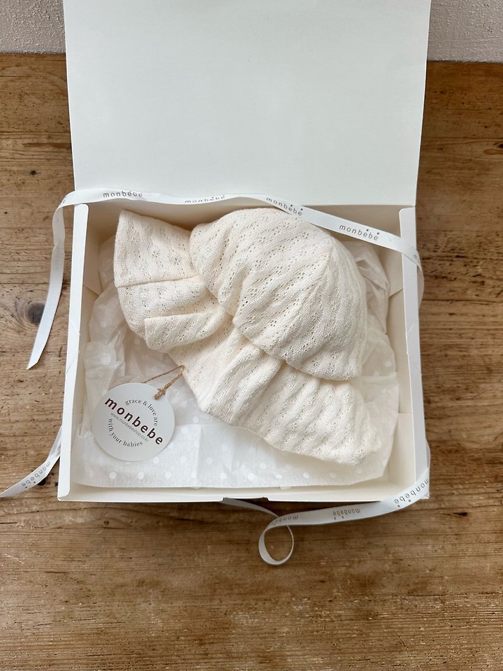 Monbebe - Korean Baby Fashion - #onlinebabyshop - Rosé Knit Hat - 4