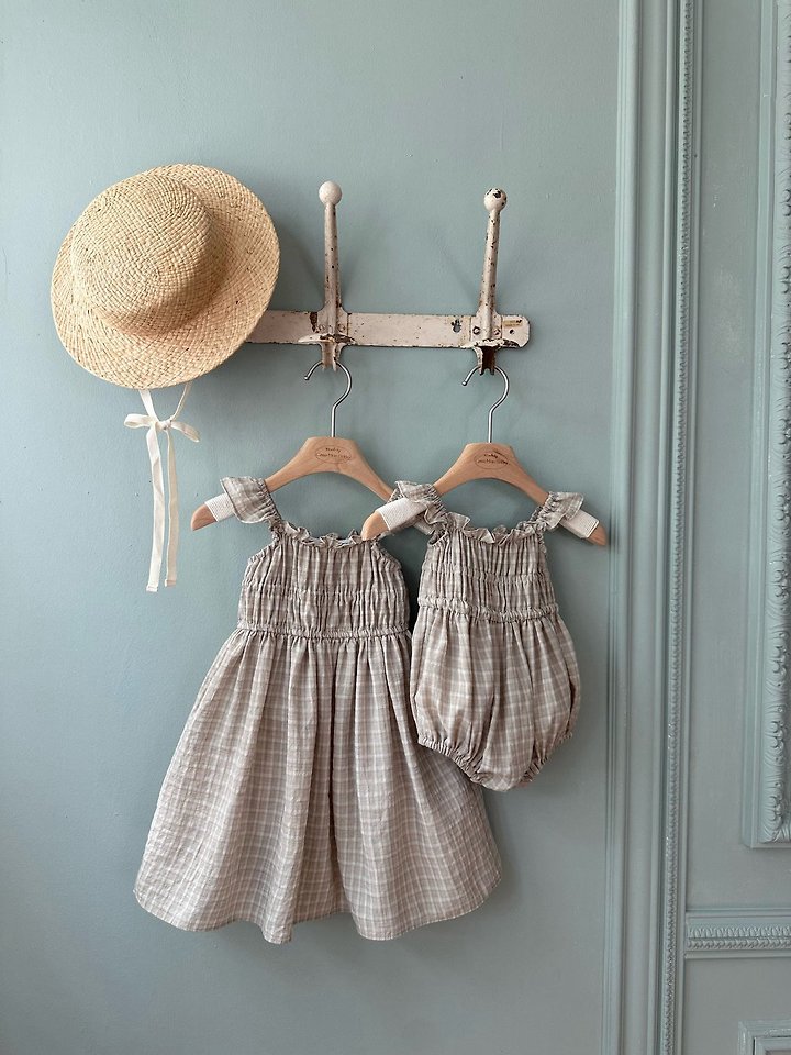 Monbebe - Korean Baby Fashion - #smilingbaby - Maple Check Suit - 6