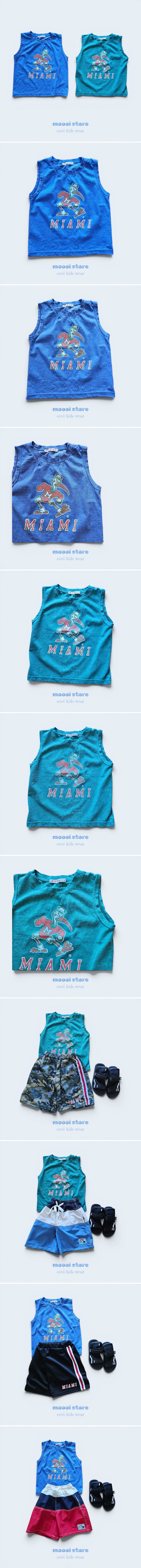 Mooi Store - Korean Children Fashion - #fashionkids - Miami Sleeveless Top - 2