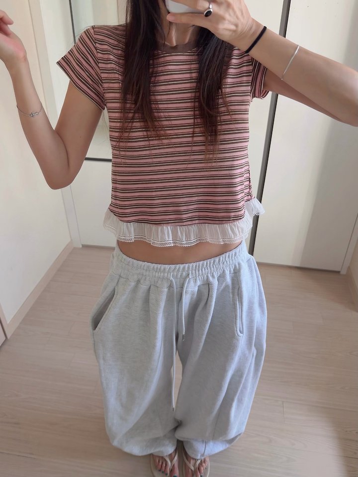 Moran Women - Korean Women Fashion - #momslook - My Embroidery Tee - 2