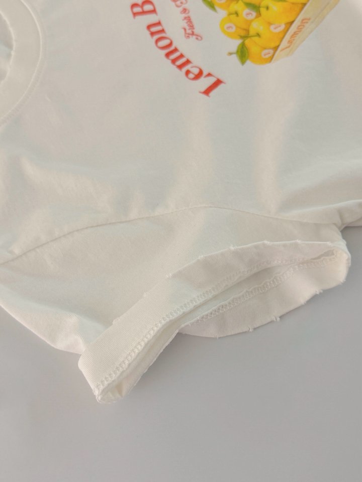 Moran Women - Korean Women Fashion - #momslook - Vintage Lemon Tee - 5