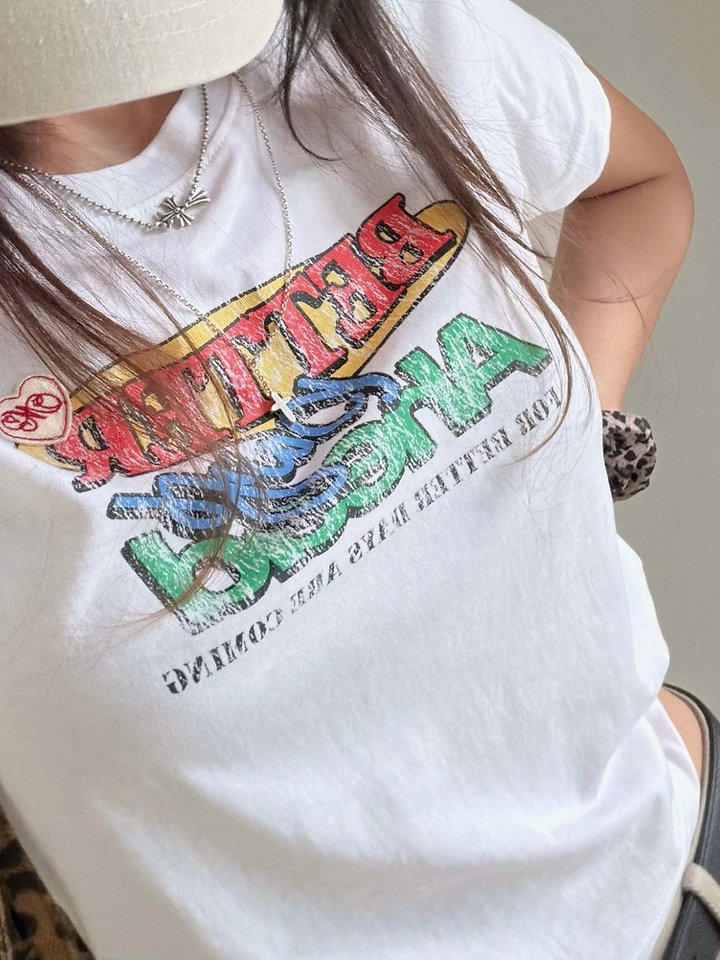 Moran Women - Korean Women Fashion - #momslook - Better Pigment Short Sleeve Tee - 7