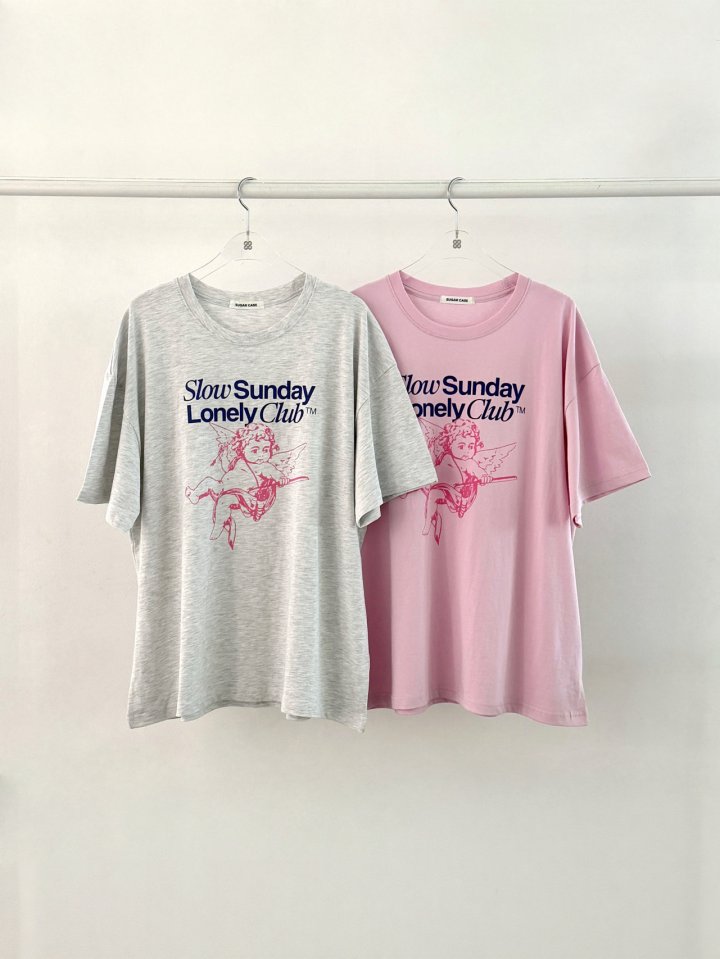 Moran Women - Korean Women Fashion - #momslook - Cupid Short Sleeve Tee - 2