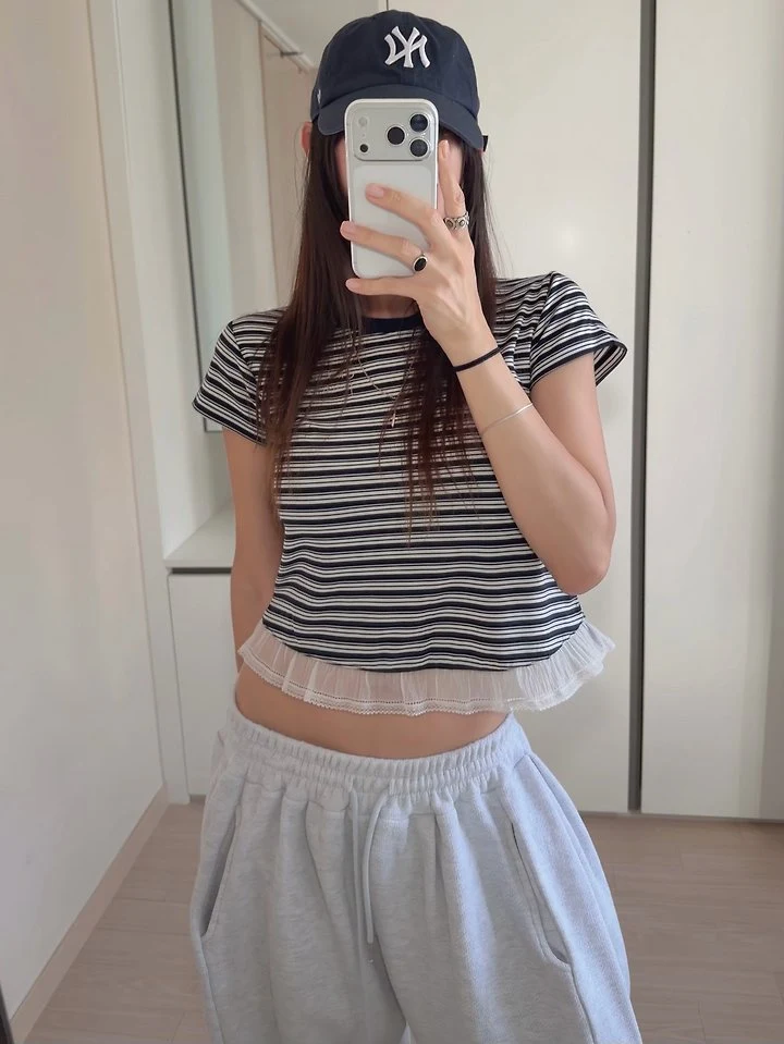 Moran Women - Korean Women Fashion - #pursuepretty - My Embroidery Tee - 6