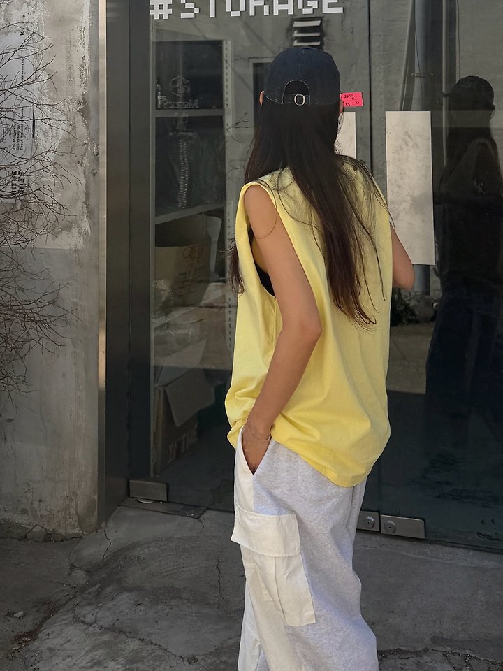 Moran Women - Korean Women Fashion - #restrostyle - Cold Water Sleeveless Top - 8