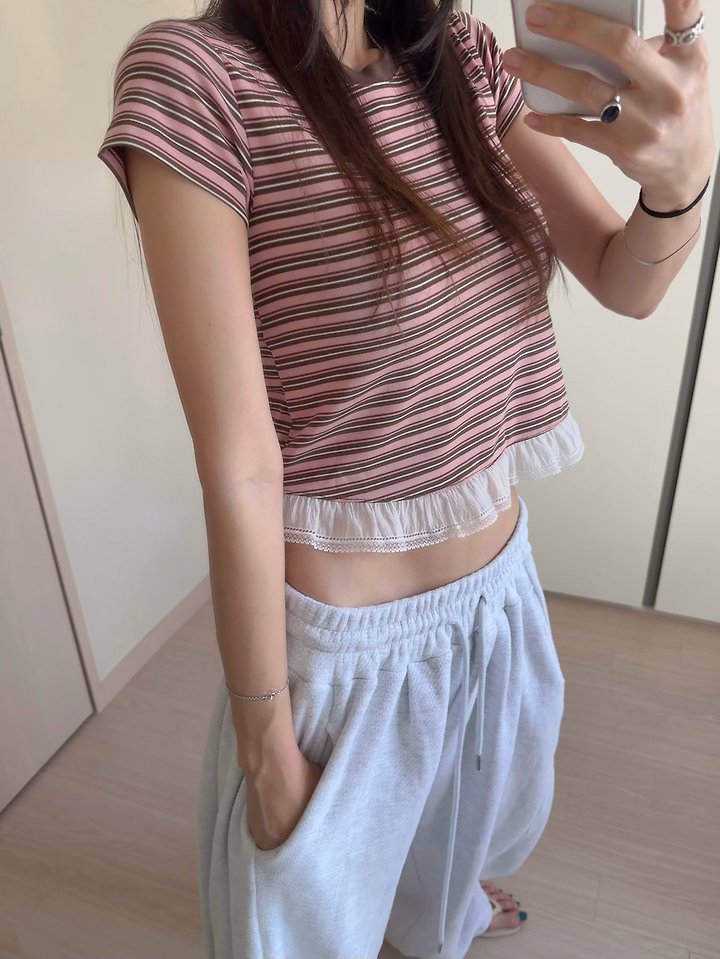 Moran Women - Korean Women Fashion - #restrostyle - My Embroidery Tee - 7